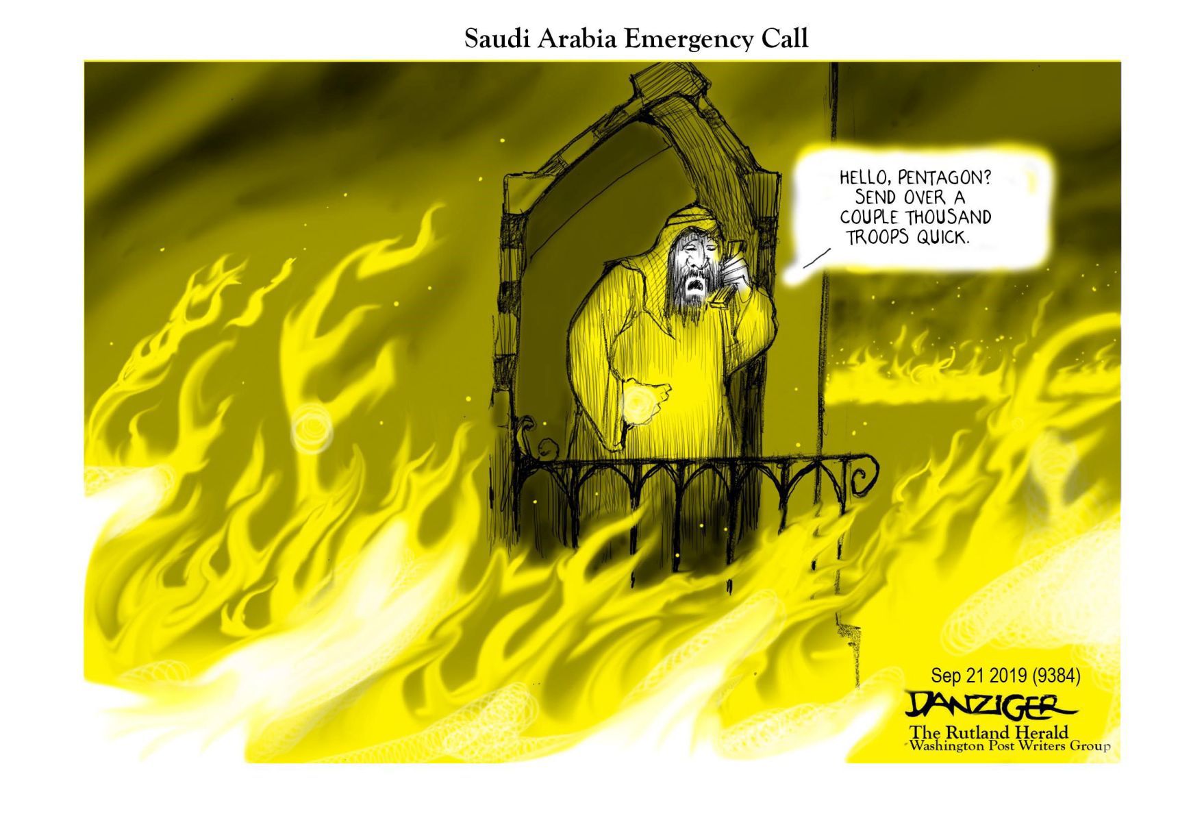 Jeff Danziger cartoon